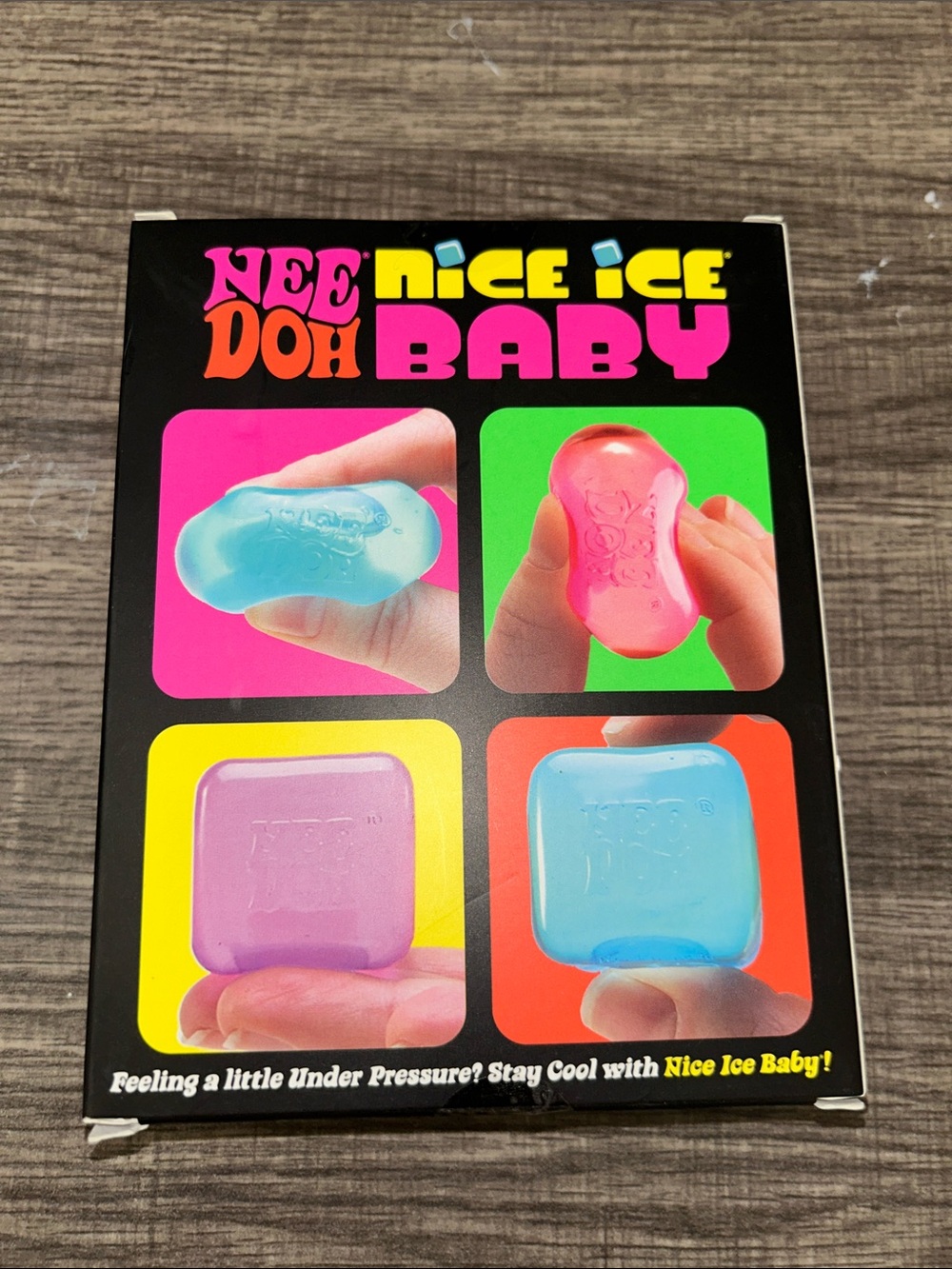 Nice Ice Baby Colorful Squeeze Toys - Pink, Blue, Purple, Green